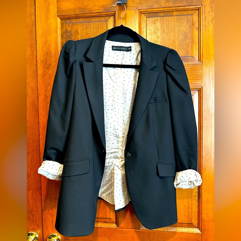 Zara Blazer with puff shoulder